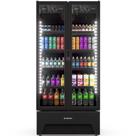 Refrigerador Expositor Optima All Black Porta Dupla Slim 752 Litros VB70AH Metalfrio 220V Refrigerador Expositor Optima All Black Porta Dupla Slim 752 Litros VB70AH Metalfrio 220V