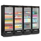 Refrigerador/ Expositor Vertical Conveniência GCVR-1950 PR Preto 1979 Litros Gelopar Refrigerador/ Expositor Vertical Conveniência GCVR-1950 PR Preto 1979 Litros Gelopar
