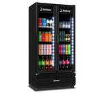 Refrigerador Expositor Vertical Imbera Porta Dupla 810 Litros FULL BLACK Bivolt Inverter G326