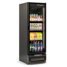 Refrigerador/Expositor Vertical Porta de Vidro 570L GRV-57 LB PR All Black Gelopar - LED Perimetral + Fechamento Automático