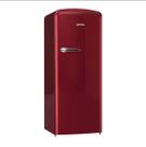 Refrigerador Gorenje Retrô Bordeaux ORB152R 220V Refrigerador Gorenje Retrô Bordeaux ORB152R 220V