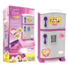 Refrigerador Infantil Pop Casinha Flor Branco e Rosa Xalingo