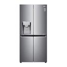 Refrigerador lg smart french door 428l inverter com door cooling em aço inox 127v gc-l228ftlk