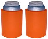 Refrigerador para Latas Coolie Junction de Espuma Gruesa 12 oz (Paquete de 2, Naranja)
