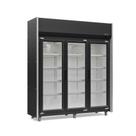 Refrigerador Vertical Auto Serviço 1200 Litros 3 Portas Gelopar Geas-3p 220v