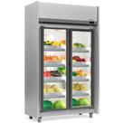 Refrigerador Vertical Auto Serviço Hortifruti 2 portas GEAS2P Inox 220V Gelopar