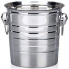 Refrigeradores de banheiras de bebidas balde de gelo de aço inoxidável recipiente de suporte de gelo grosso para festa de bar resfriadores de barril de vinho de champanhe