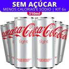 Refrigerante Coca Cola Light Sem Açúcares - 310ml Kit C/ 6 - Coca-Cola