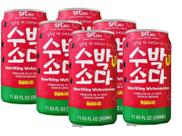 Refrigerante Coreano Sparkling Watermelon 350ml - 6 latas Refrigerante Coreano Sparkling Watermelon 350ml - 6 latas