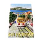Refrigerator Magnet San Francisco Cable Car 3D Resina 100g Refrigerator Magnet San Francisco Cable Car 3D Resina 100g