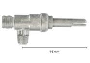 Reg ramal r.1/8 bspt x m12x1(e) fina c/ haste 44mm f.1,00