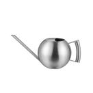 Regador de aço inoxidável - regador de metal de 1l com bico longo para evitar derramamentos, regador de plantas perfeito para plantas externas e internas