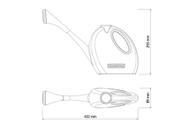 Regador para Jardim Tramontina em Plástico Azul 2 L