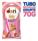 Regaliz Tubo Recheado Morango Ou Yogurte Dori - Doce 70g