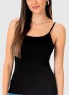 Regata Alças Finas Malwee 1000004489 Feminina Decote Redondo Viscose Stretch T. P/XGG
