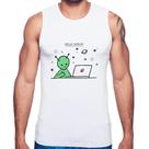 Regata Alien Hello World! - Foca na Moda Regata Alien Hello World! - Foca na Moda