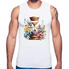 Regata Ampulheta Floral - Foca na Moda