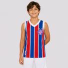 Regata Bahia Tricolor Juvenil Vermelha e Azul