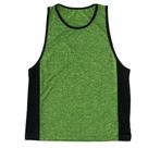 Regata Basic + Esportiva Verde com Faixa Lateral Preta