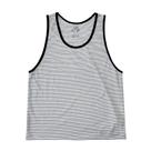 Regata Basic + Listrada Preto e Branco