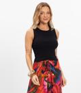 Regata Básica Feminina em Cotton Leve Rovitex Preto