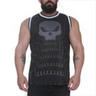 Regata basketball optical preto - black skull - clothing (xxl3)
