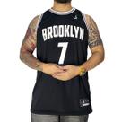 Regata Basquete M10 Plus Size Brooklyn 7 Preto Aero Dry Cor:PretoTamanho:G4
