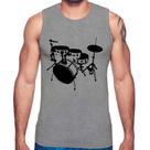Regata Bateria Música Baterista - Foca na Moda