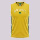 Regata Braziline Brasil Brisa - Masculino - Amarelo - G Regata Braziline Brasil Brisa - Masculino - Amarelo - G