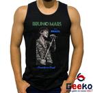 Regata Bruno Mars 100% Algodão Bruninho Live in Brazil 2024 Brasil Camiseta Regata Geeko 02
