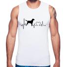 Regata Cachorro Batimentos Cardíacos - Foca na Moda Regata Cachorro Batimentos Cardíacos - Foca na Moda