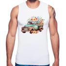Regata Caminhão Vintage e Flores - Foca na Moda