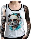 Regata Camiseta Tshirt Animais Óculos Panda Fone Moderno 2