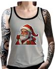 Regata Camiseta Tshirt Natal Festas Papai Noel Trenó Neve 1
