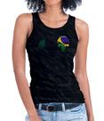 Regata Camuflada Brasil Feminina Proteção UV50 Exército Prto