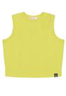 Regata Canelada Amarelo Malha Infantil Dway