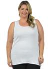 Regata canelada plus size fenomenal Regata canelada plus size fenomenal