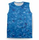 Regata Cavada Camisa Masculina Academia Fitness Dry Corrida Camiseta Evapora suor com Proteção UV
