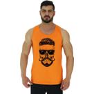 Regata Clássica Masculina MXD Conceito Caveira Topete Bigode Francês