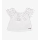 Regata com Babado Laise Branca - Momi