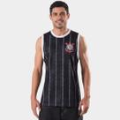 Regata Corinthians Nós Masculina - Preto e Branco - G Regata Corinthians Nós Masculina - Preto e Branco - G
