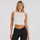 Regata Cropped Adidas All SZN Feminina Off-White