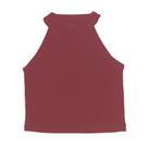 Regata Cropped Cavada Vinho Tamanho P Basic+ Regata Cropped Cavada Vinho Tamanho P Basic+