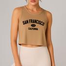 Regata Cropped Feminina Estampa San Francisco California Moda Gringa Estilo Aesthetic Streetwear