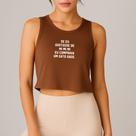 Regata Cropped Feminino Estampa Se Eu Gostasse de Mimimi Moda Brasileira Meme Engraçado Frase Treino