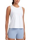 Regata CRZ YOGA em Algodão Pima Branco Pequeno
