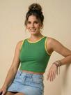 Regata Curta Cavada Verde e Amarelo Copa 2026