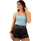 Regata de Fivela Strass Thankfield 01673 Tamanho:GCor:Azul Bebe