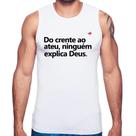 Regata Do crente ao ateu, ninguém explica Deus - Foca na Moda