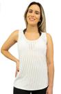 Regata dry fit poliamida feminina de academia